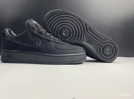 Black Stussy Nike Force Air Low 1 CZ9084-001 0609
